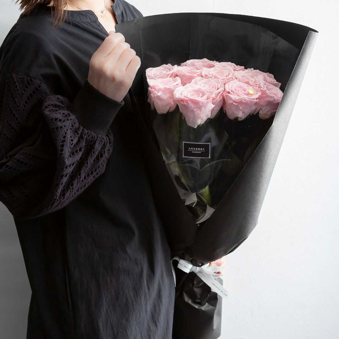 ダーズンローズ ストーリー/ピンク （プリザーブドフラワー） | 最高級