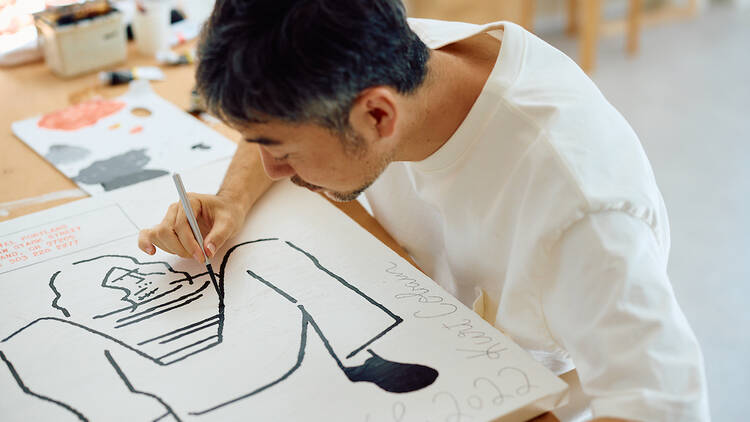 24時間限定販売、マティスから着想を得た長場雄のプリントエディション作品