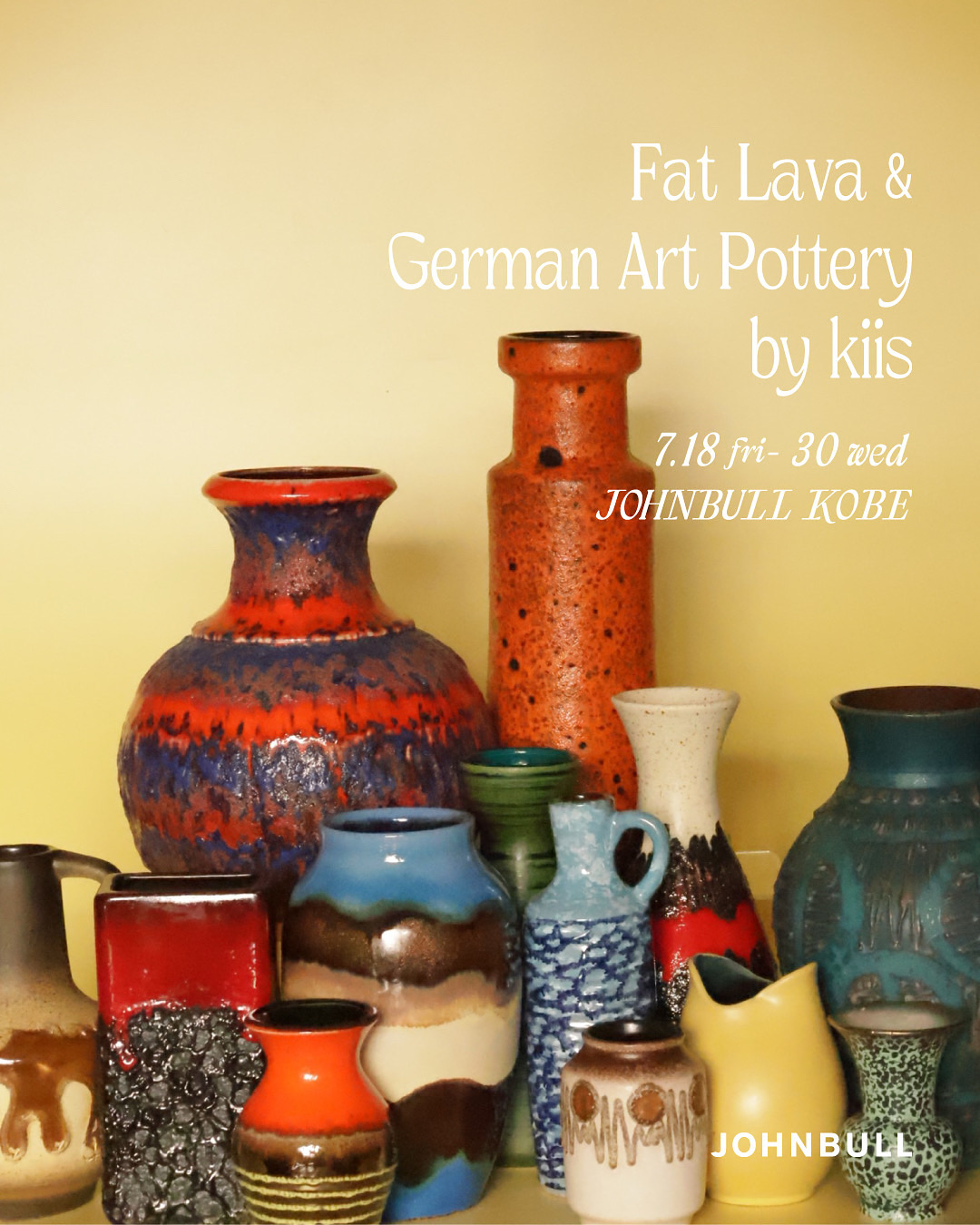 Fat Lava & German Art Pottery #2