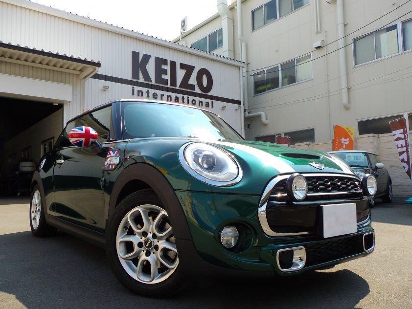 ミニ クーパーS 【ブリティッシュ・R・グリーン×ユニオンジャック