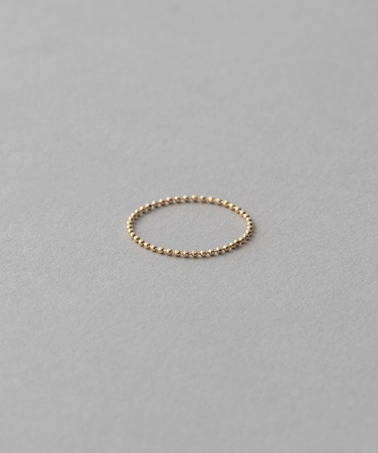 レイヤード] K10YG ボールチェーン リング（711000） ｜ women