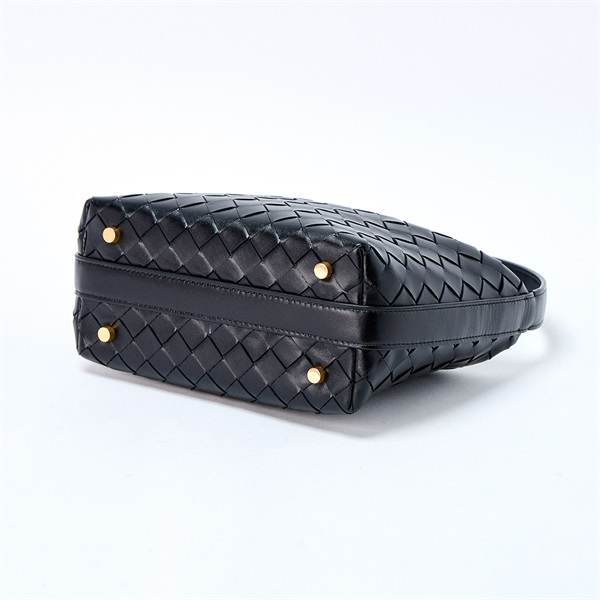 BOTTEGA VENETA ミニ ウォレス ショルダーバッグ ブラック ゴールド