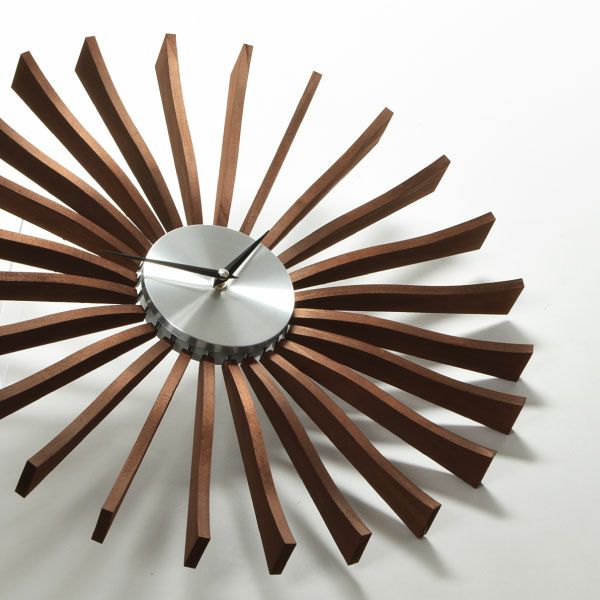 George Nelson ジョージ・ネルソン フラッタークロック ウォルナット