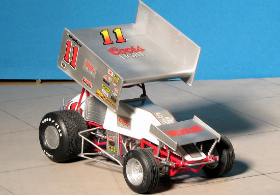 Monogram 1/24 Steve Kinser Sprint Car, by Scott Van Aken