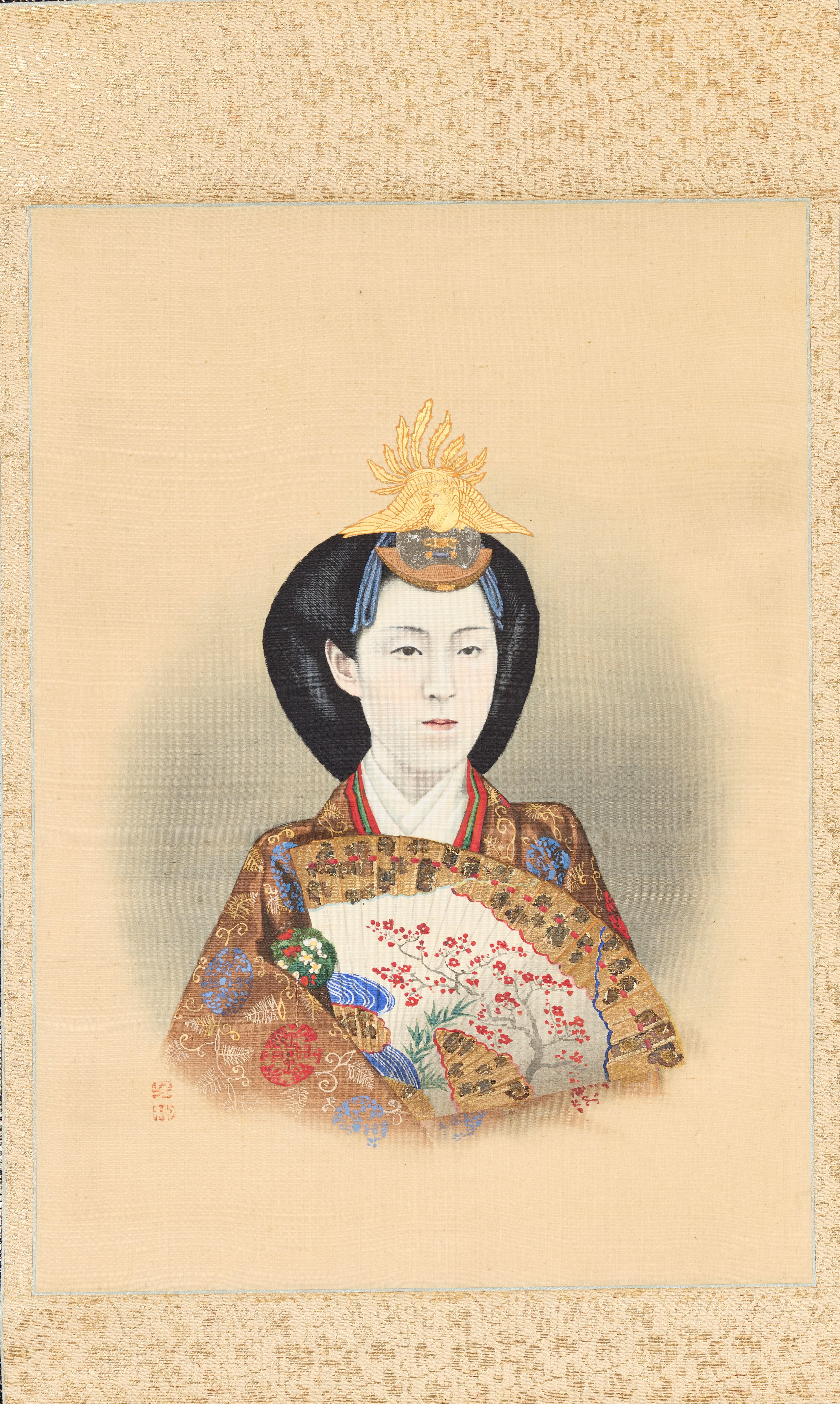 大阪青山歴史文学博物館 昭憲皇太后画像 (しょうけんこうたいごう