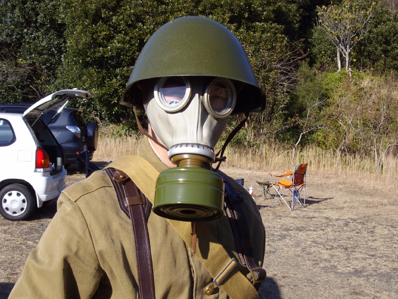 ガスマスクで遊ぼう！ ～ ソ連軍 GP-5 ガスマスク (実物)│ナナシノミコト