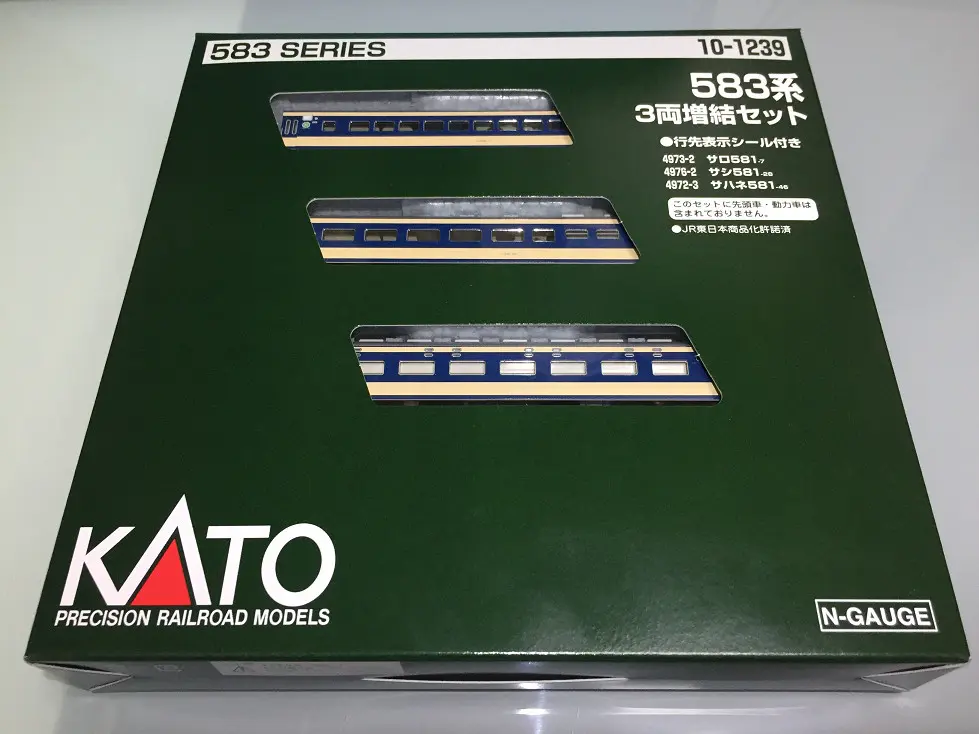 581系「彗星」（クハネ581増備車）が入線しました。KATO 10-1354 / 10