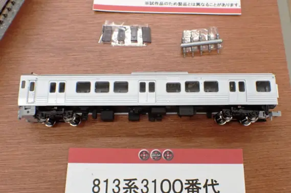 ポポンデッタ】試作品画像（都営6500形、JR九州813系3100番代、西鉄