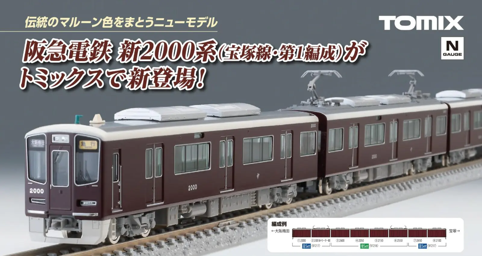 リリース情報】トミックス・ジオコレ 2025年12月26日(金)発売 阪急電鉄