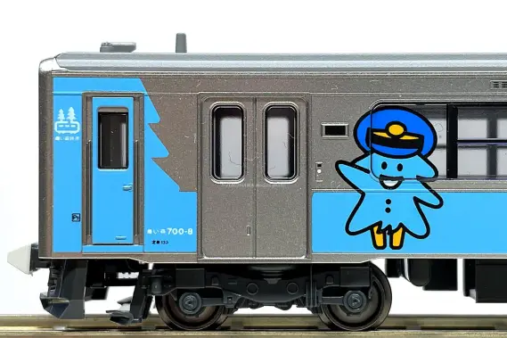 青い森鉄道 青い森701系 第8編成（旧ラッピング？）が入線しました