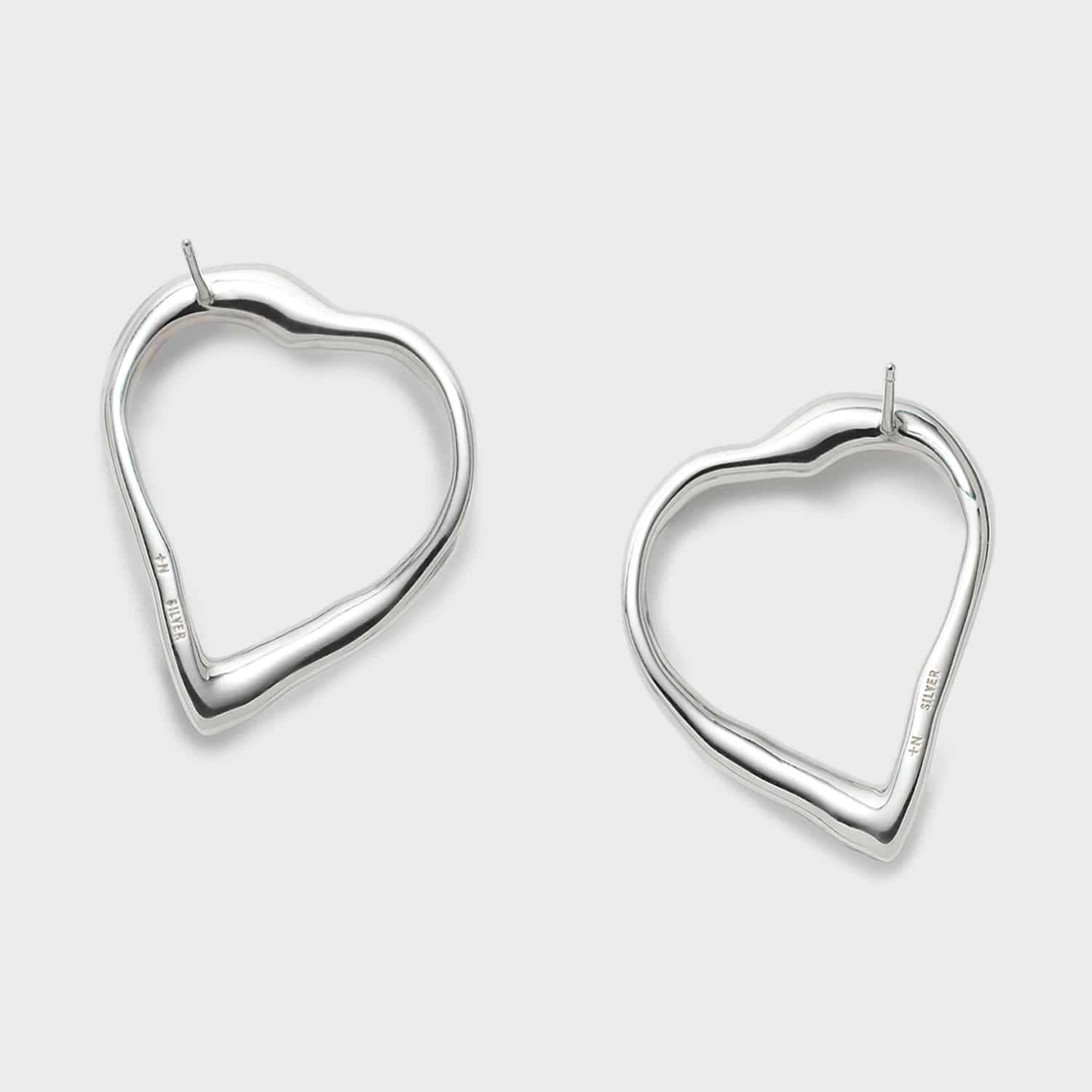 SAORIさんご着用】シルバーハートピアス｜ピアス｜ノジェス 公式