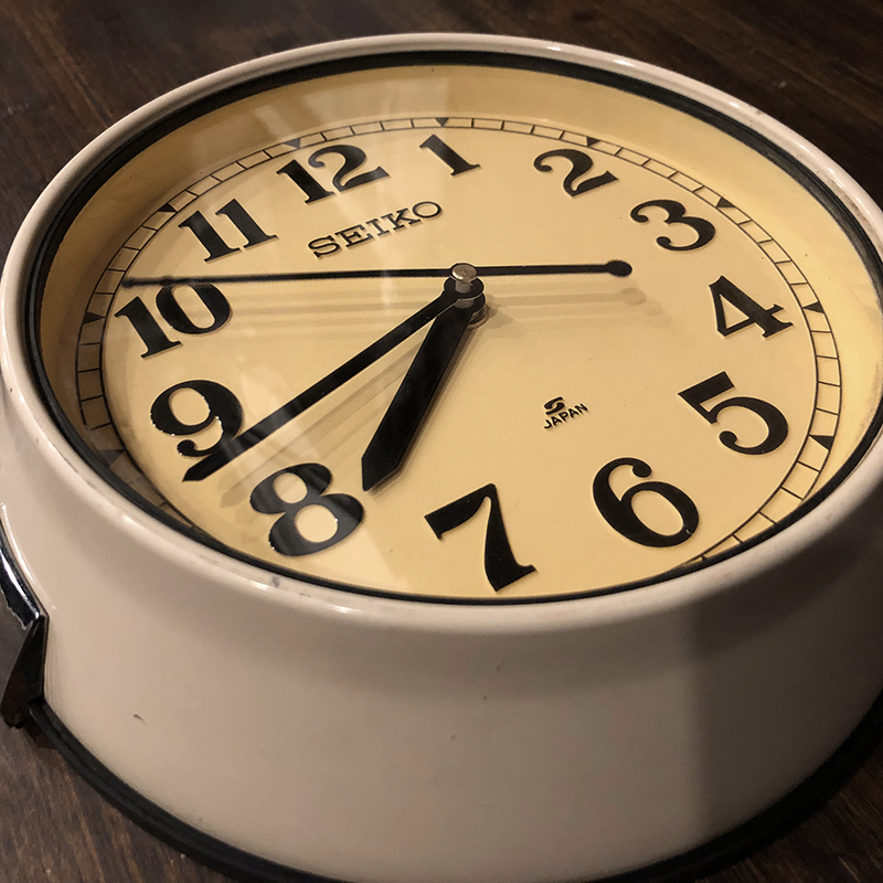 SEIKO（セイコー SEIKOSHA） 防塵時計 Bus Clock バスクロック 壁掛け
