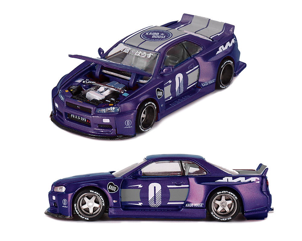 Preorder) Kaido House x Mini GT Nissan Skyline GT-R (R34) Kaido