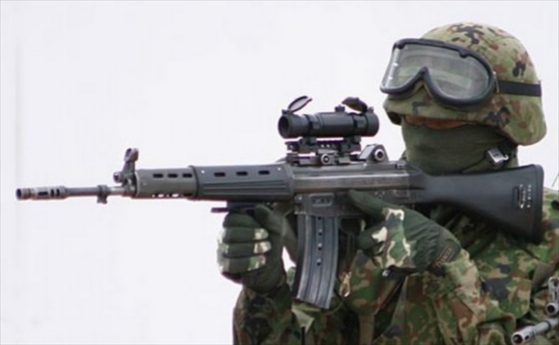 自衛隊が制式化した89式5.56mm小銃