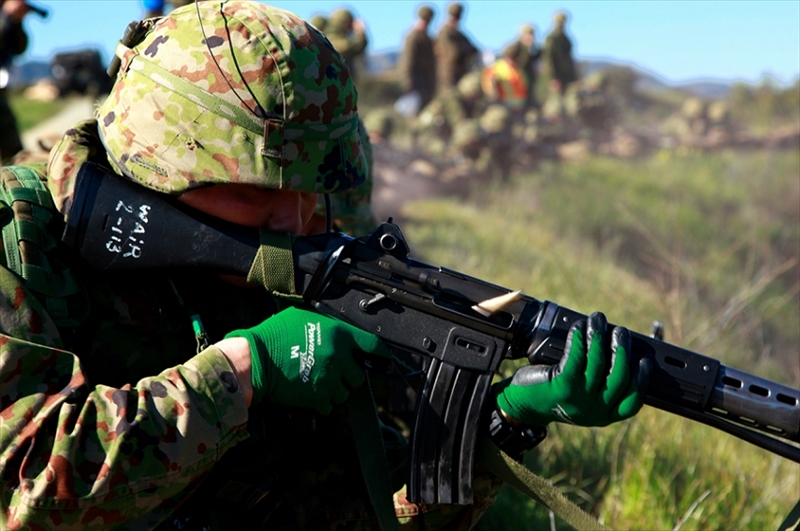 自衛隊が制式化した89式5.56mm小銃