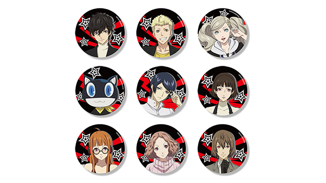PERSONA5 the Animation 秀尽学園高校購買部 トレーディング缶バッジ