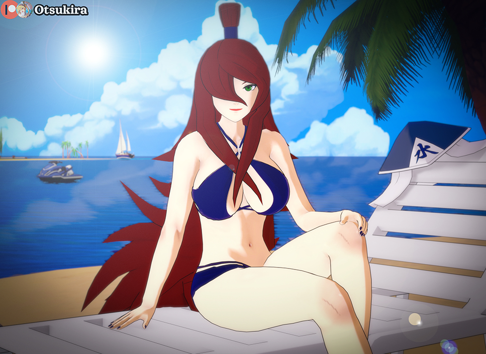 Mei (swimsuit) #ナルト疾風伝 #ナルト #照美メイ #五代目水影 #bikini