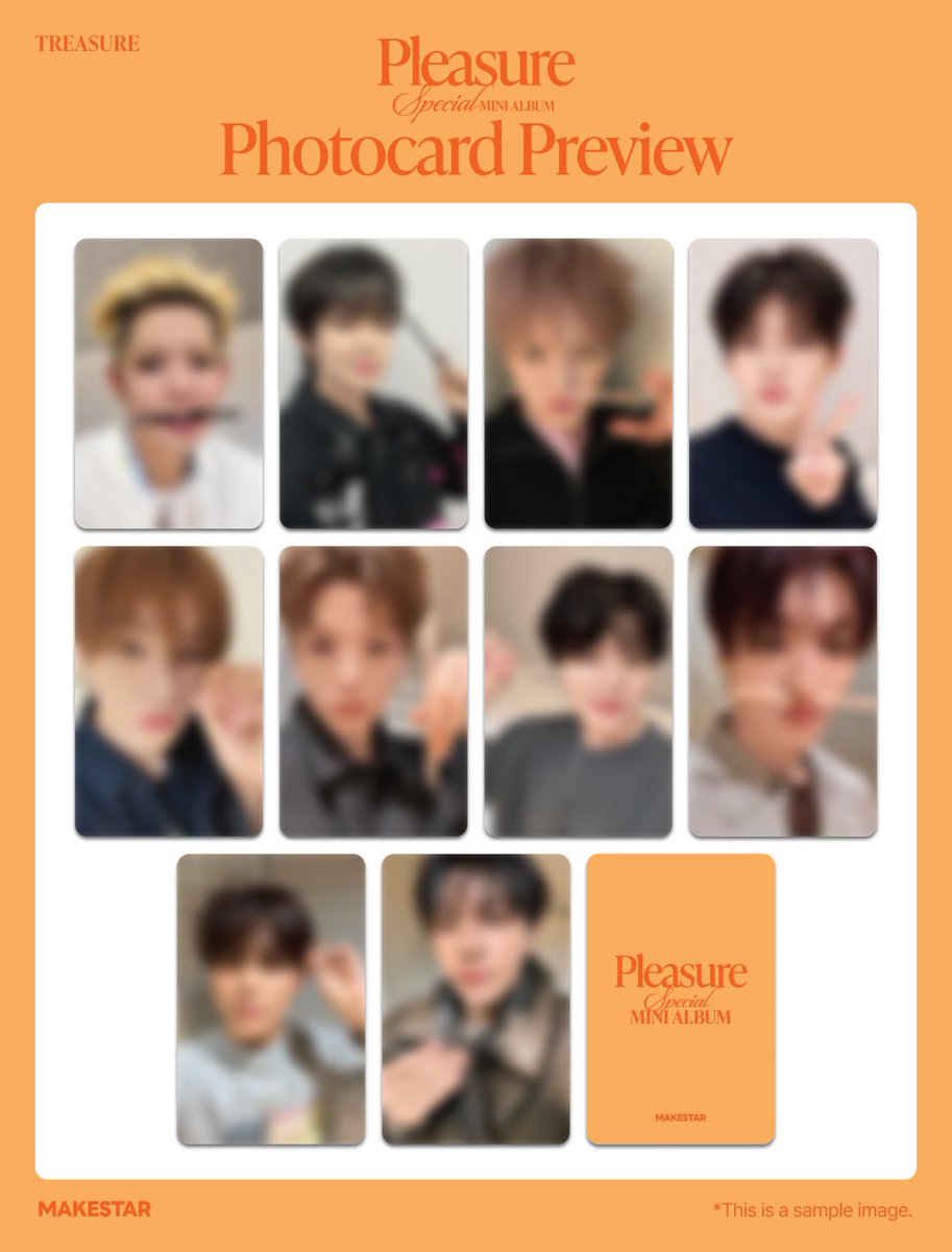Pleasure、韓国ショップの特典トレカの絵柄が公開✨ GIFTIFAN共同購入