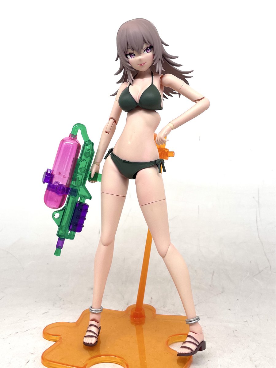 創彩少女庭園 一条 星羅【水着】ヘアアレンジVer.をウルフさんカラーで