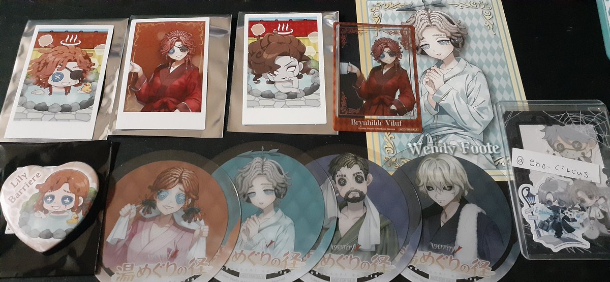 第五人格 湯めぐりの怪 温泉 グリッター缶バッジ オペラ歌手