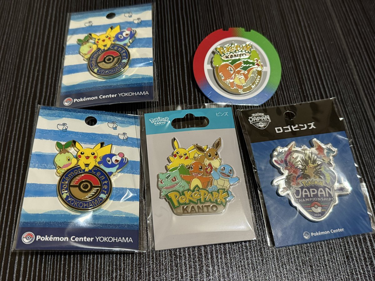 ポケモングッズのピンズってまだ少ししか持ってないけど、とんでもない