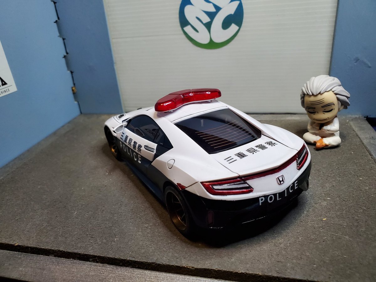 2026.6作品目 NSX 三重県警察、パトカー仕様 久しぶりにパトカー作り