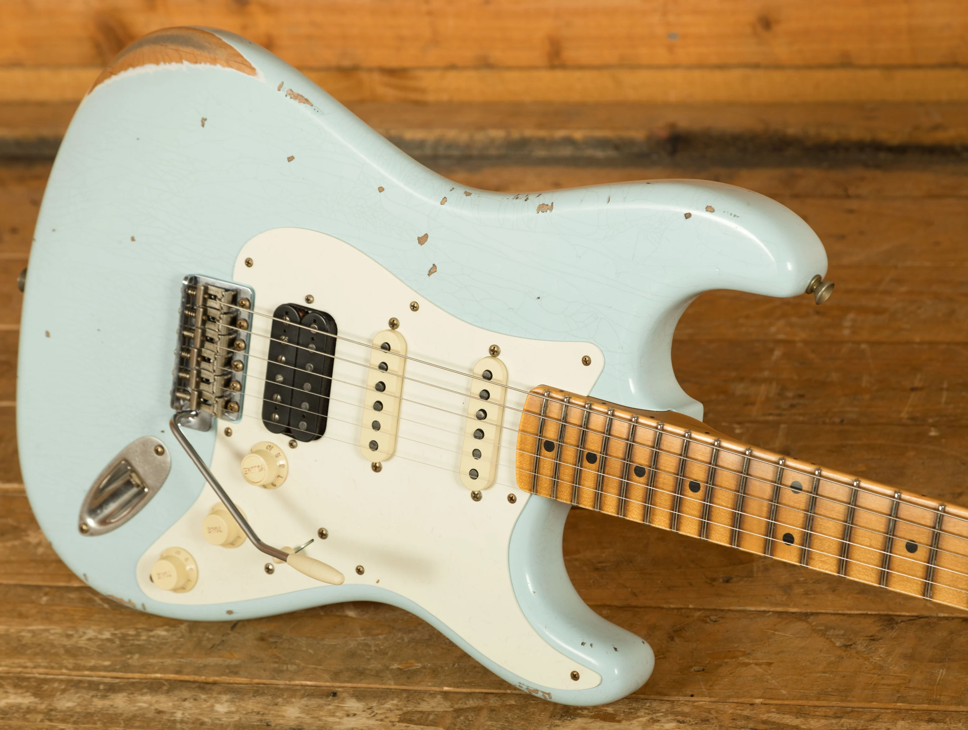 Fender Custom Shop 57 HSS Strat - Relic Sonic Blue