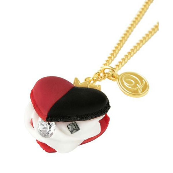 残り1点】ハートの女王/ハートマカロン ネックレス【ディズニー