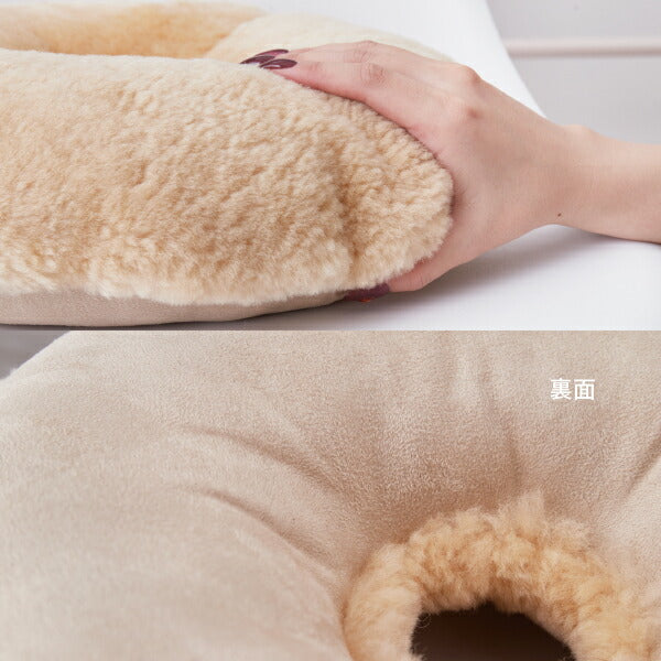 ムートンクッション 円座クッション 円座 40cm丸 痔 クッション 円形