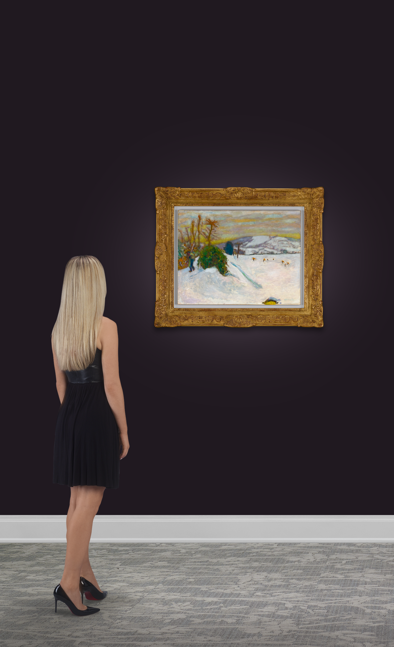 La neige au Grand-Lemps by Pierre Bonnard | M.S. Rau