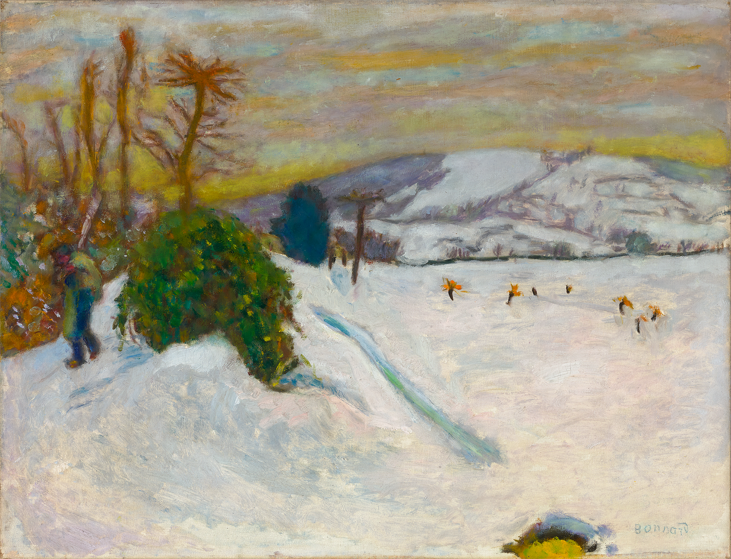 La neige au Grand-Lemps by Pierre Bonnard | M.S. Rau