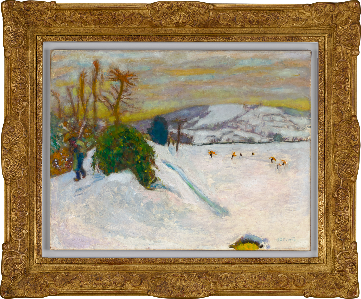 La neige au Grand-Lemps by Pierre Bonnard | M.S. Rau