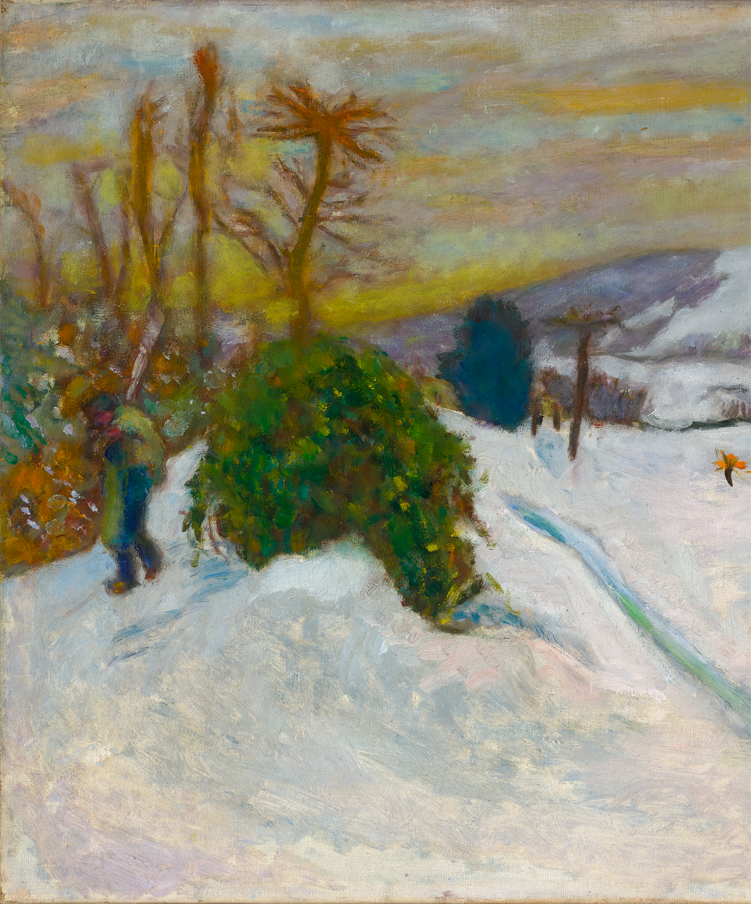 La neige au Grand-Lemps by Pierre Bonnard | M.S. Rau