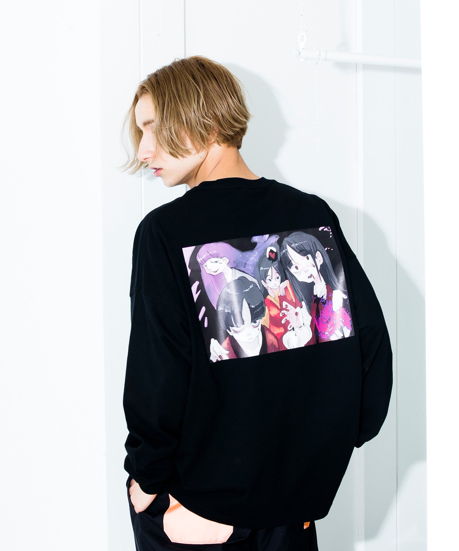 JUN INAGAWA コラボ 目覚めのガールズ ロングスリーブ T-SHIRT – renoise