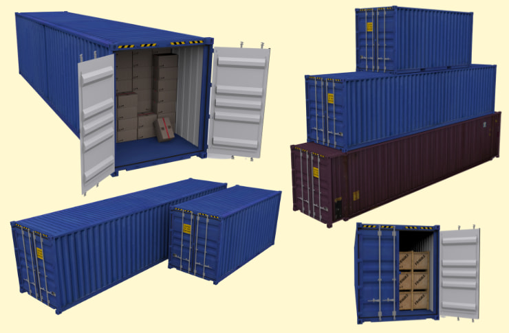 解説】海上コンテナのサイズ・仕様一覧