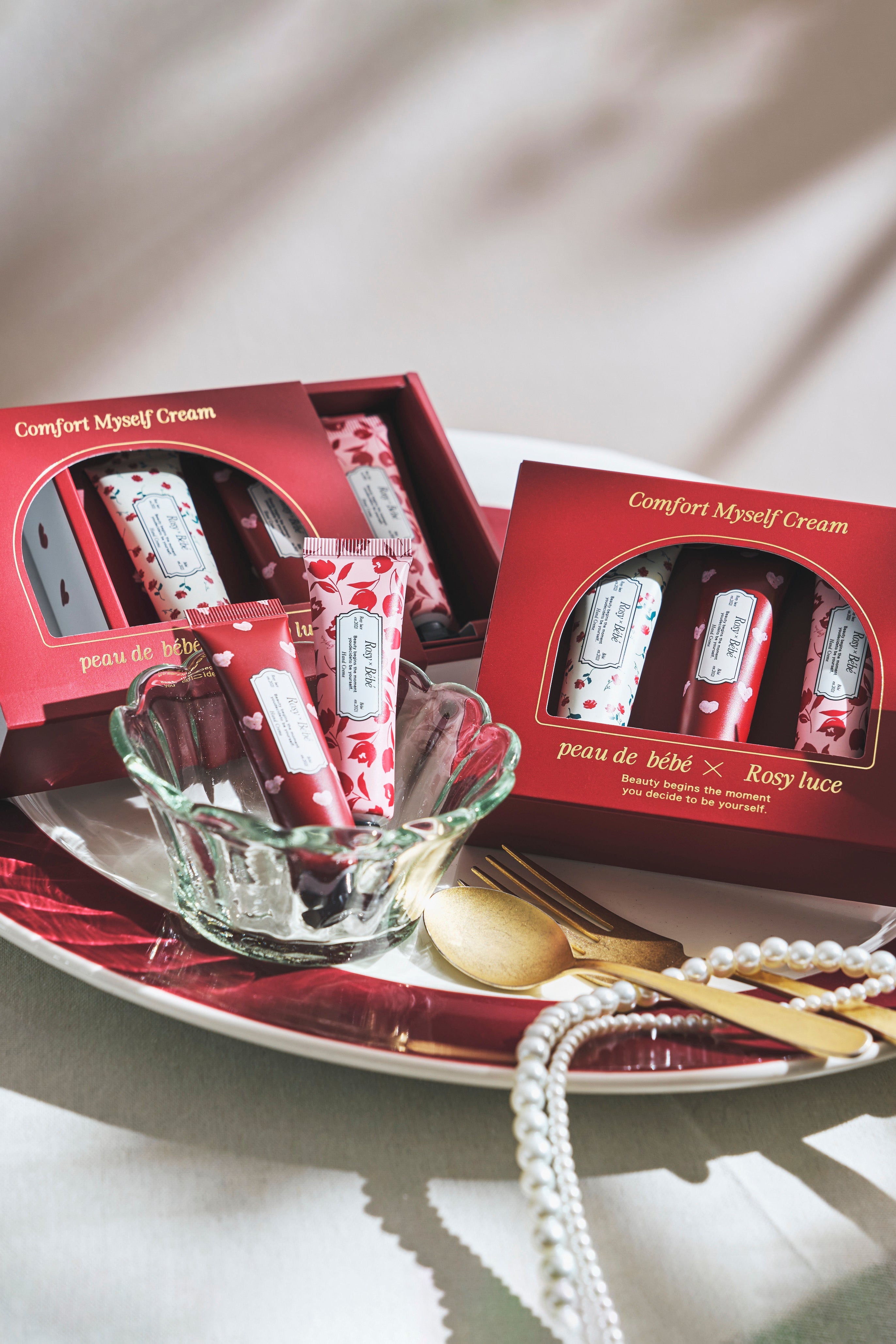 Comfort Myself Cream 【SET BOX】 – Rosy luce