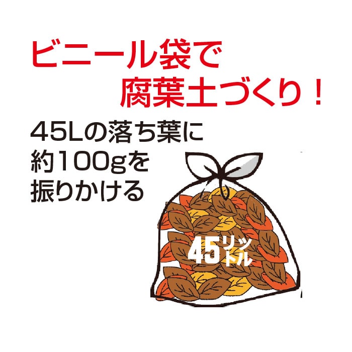 落ち葉が腐葉土に｜種（タネ）,球根,苗,資材,ガーデニンググッズの通販