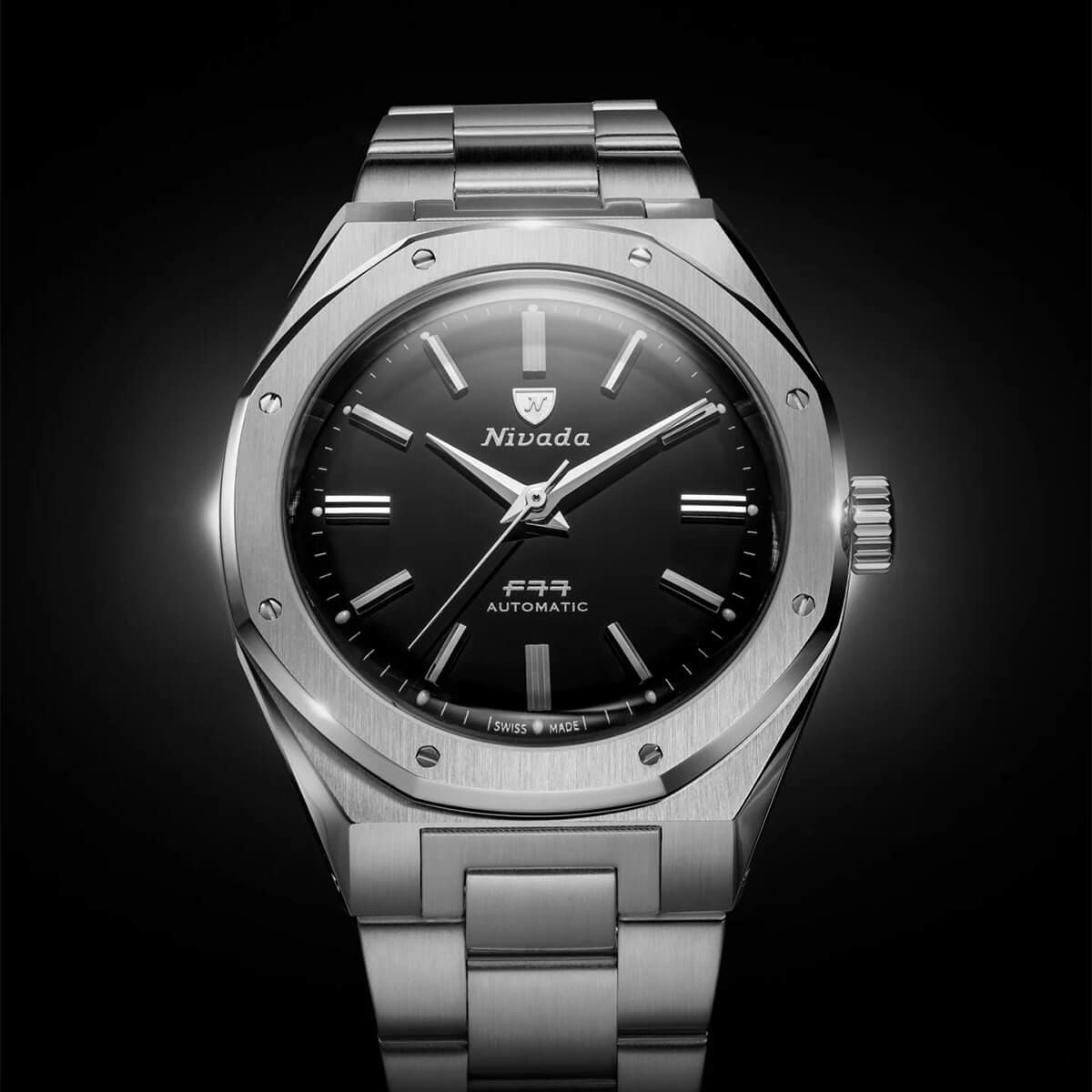 Nivada Grenchen / ニバダ グレンヒェン F77 Mark 2 ブラックオニキス