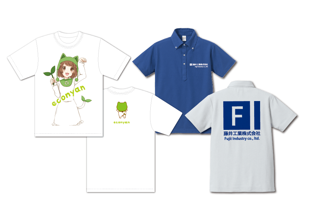 Tシャツ・ポロシャツ・タオル | オリジナルグッズ制作 | 誠進社