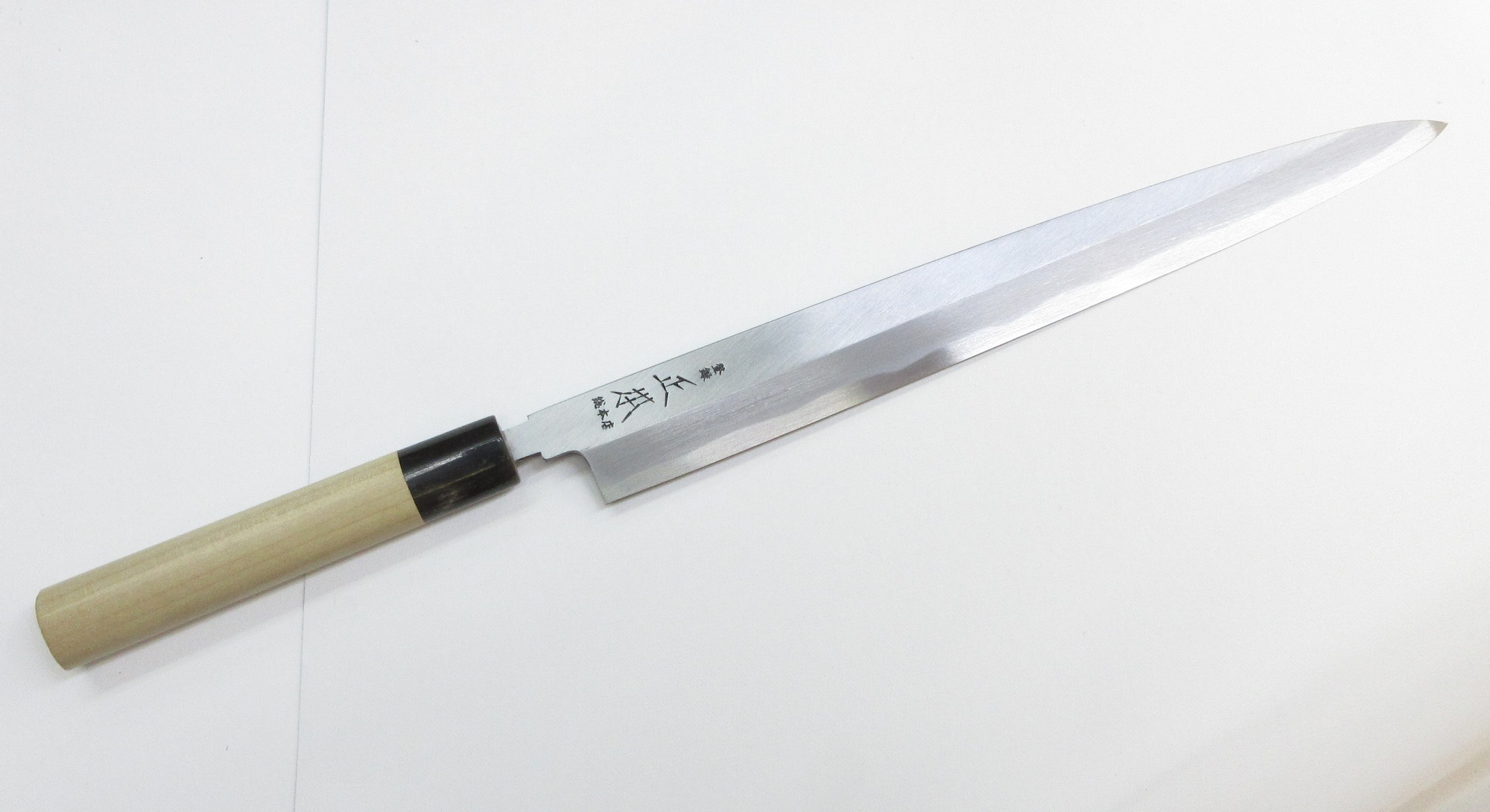 楽天市場】正本総本店 青鋼八層打 柳刃 刺身包丁 ダマスカス 墨流し 青