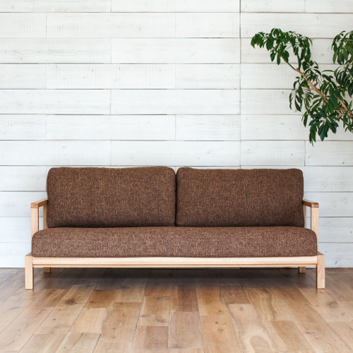 ストランド ソファ(オークフレーム) (サイズ3人掛け 張地ランクGROUP-3