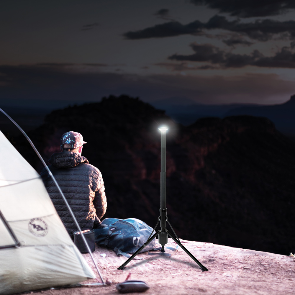 伸縮ポール式軽量LEDライト】 | STKR FLi OVER-LANDER 10ft