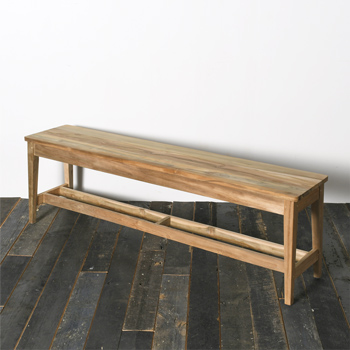 木製 ハイスツール】GALLUP | チーク ラウンド トップ スツール (30