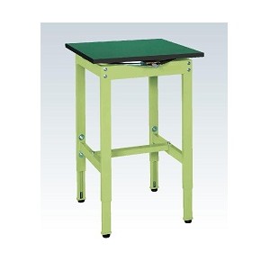 回転作業台アジャスター昇降式/M350RK-600SES/測定/包装/物流/専門