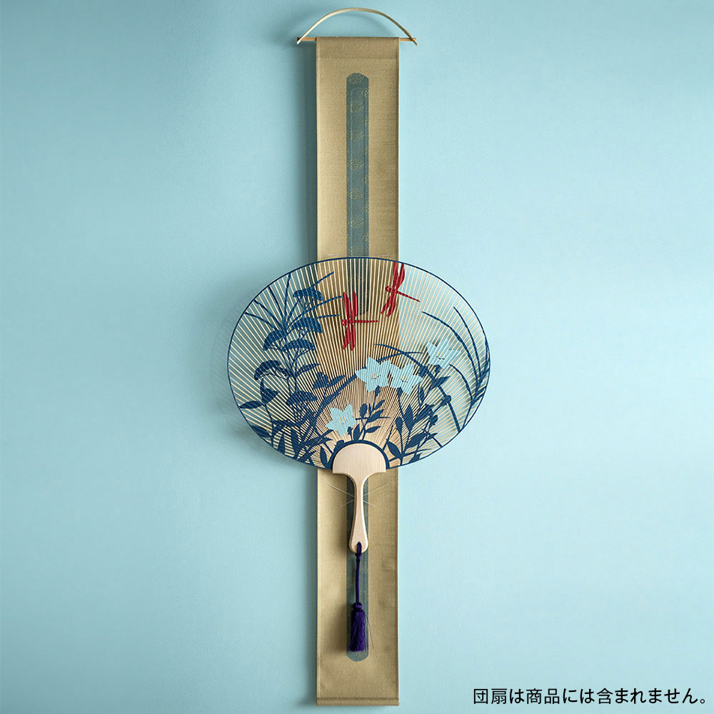 団扇掛け軸(うぐいす色): インテリア・ライフスタイル | スイーツ