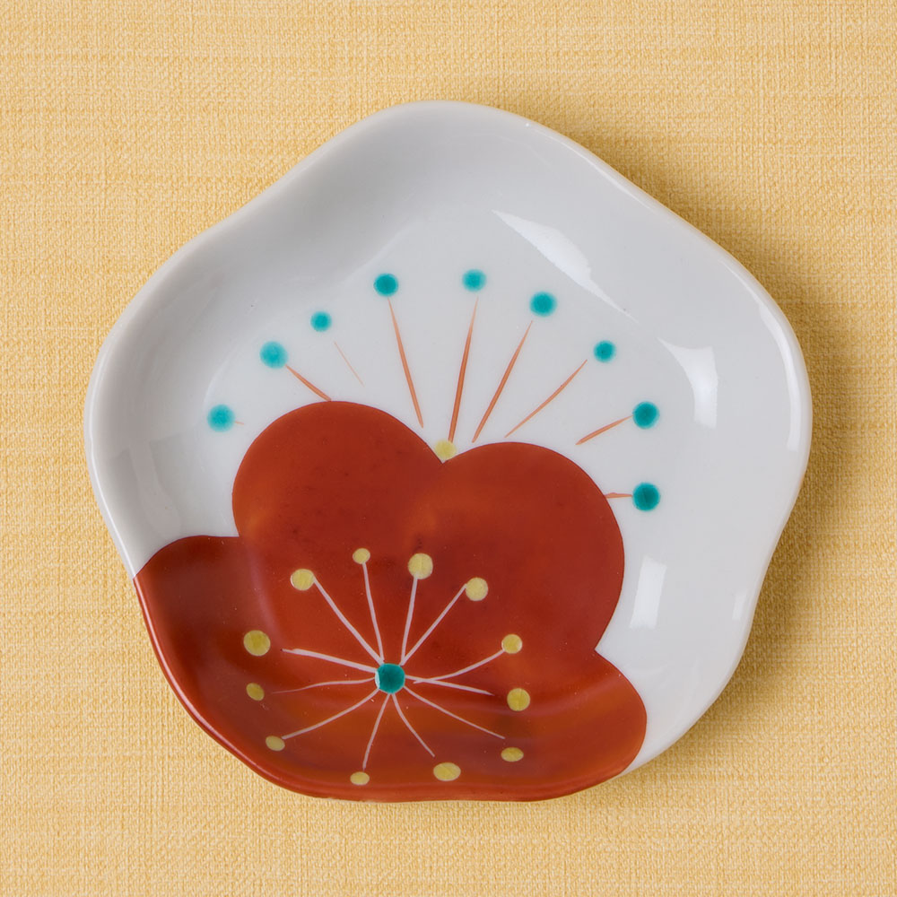 赤地径さんの豆皿(梅): キッチン雑貨 | スイーツ・グルメ・ギフトの