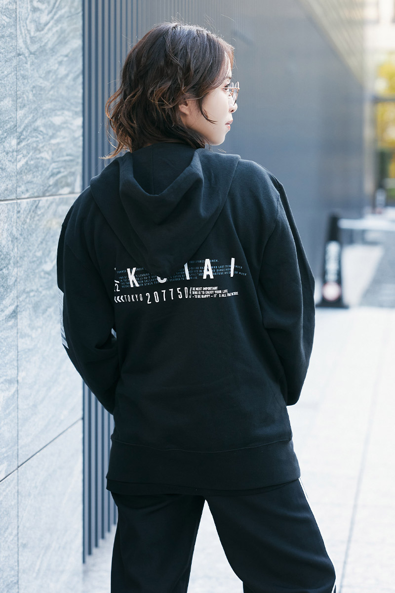 KOIAI×AILE VIVANTES×GEKIROCK CLOTHINGコラボ・ジップアップパーカー
