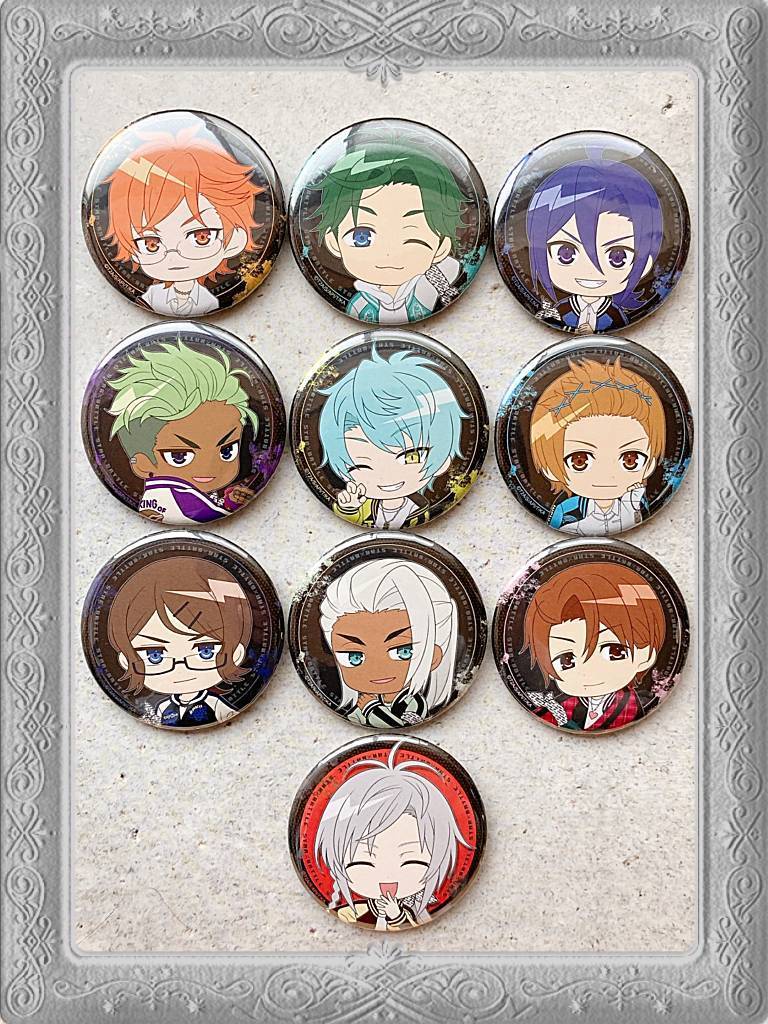 2112_KOP【ランダム】56mm缶バッジ_黒チーム(全10種) | KING OF PRISM