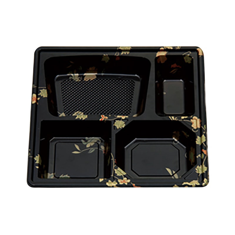 北原産業 紙ボックス二段弁当容器 70-70 福茶 睦月／はなふさセット FS