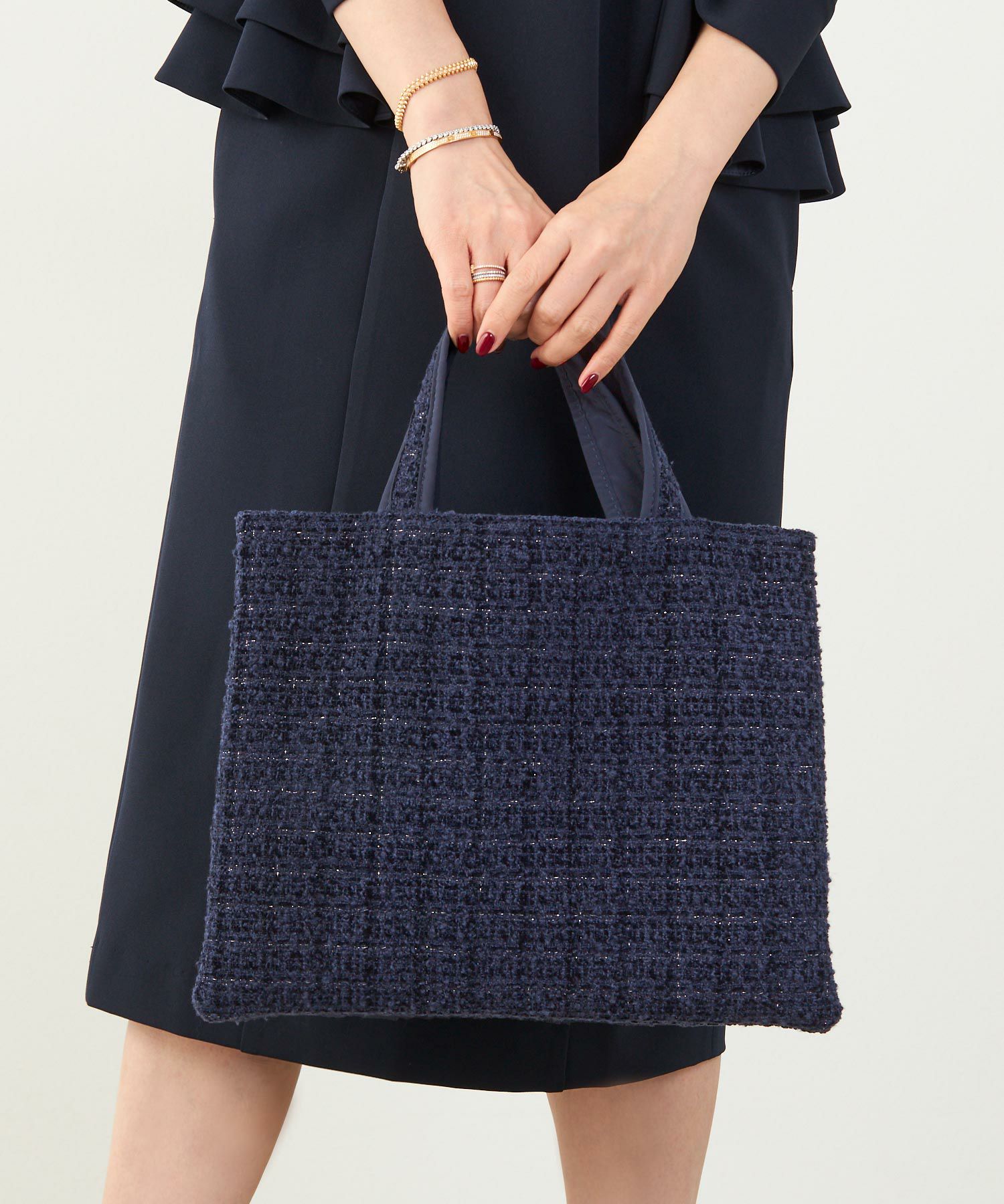 ツイード サブ バッグ Liala×PG 全3色｜lpg932-1752【6】 - バッグ商品